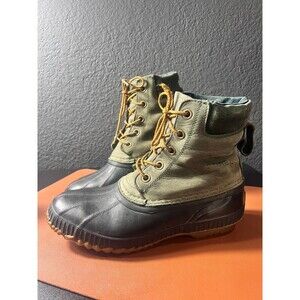 Sorel Men's Cheyenne Waterproof Insulated Duck Boot Green 43 EU 10 US